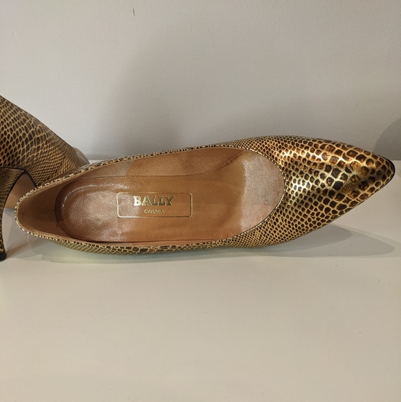 Vintage Bally Gold Magique pump - Picture 5 of 14